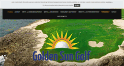 Desktop Screenshot of goldensungolf.fi